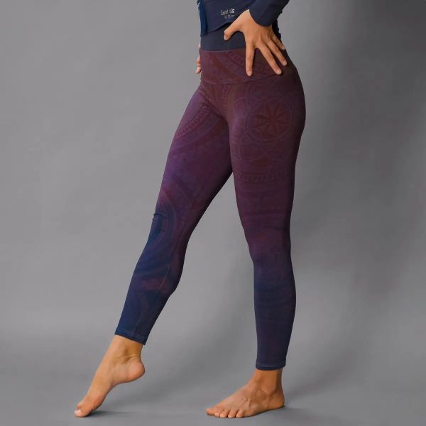7/8 Yoga-Leggings Violett Spirit - violett-blue